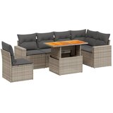  7-dijelni set vrtnih sofa sivi od poliratana | shoptok.hr