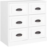 Maison Chic Komoda - Predalnik bela 70x35,5x67,5 cm inženirski les, (21716381) Cene