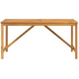  Vrtni blagovaonski stol 150 x 90 x 74 cm masivno bagremovo drvo | shoptok.hr