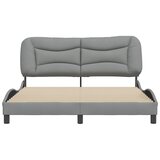  Okvir za krevet bez madraca Hvar svjetlosivi 160 x 200 cm od tkanine | Eponuda.com