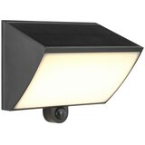 Brilliant LED solarno zidno svetlo SIERRA LED/6W/3,7V 2000 mAh IP54 crna | Eponuda.com