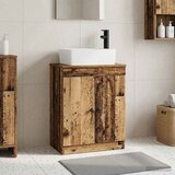  Kupaonski umivaonik s sudoperom Staro drvo 54 x 35 x 83 cm | shoptok.hr
