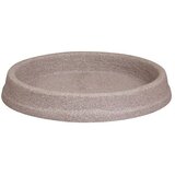 GELI Podložak za teglu za cvijeće (Vanjska dimenzija (ø x V): 26 x 3,5 cm, Plastika, Taupe) Cijene