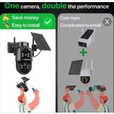 Gmb CAM-IP4MP-TQ7 kamera 4MP(2mp+2mp) H.265 eu solar camera, 2 inch, icsee app, 2.8mm, IP66 | ePonuda.com