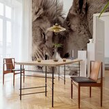  Foto tapeta - Lion Tenderness (Sepia) 500x350 Vodootporna | shoptok.hr
