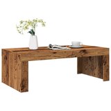 vidaXL Klubska mizica starinski les 102x50x35 cm inženirski les Cene