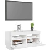 vidaXL TV ormarić s LED svjetlima visoki sjaj bijeli 80 x 35 x 40 cm | shoptok.hr