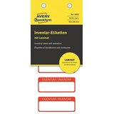Avery Zweckform Etikete za označevanje inventarja, z za&amp;scaron;čitno folijo 50 x 20 mm rdeča Slike