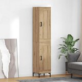vidaXL Highboard Umjetnički hrast 34,5 x 34 x 180 cm Konstruirano drvo | shoptok.hr