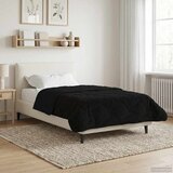  Ljetni pokrivač Crna 155 x 200 cm Mikrofibra i teddy flis | shoptok.hr