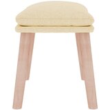  Tabure krem 45 x 29,5 x 35 cm od tkanine | shoptok.hr