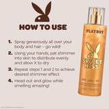 Playboy Sweet Kiss pršilo za telo z bleščicami za ženske 250 ml | Shoptok.si