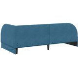  Kutni okvir kreveta Plava 100 x 200 cm Baršun | shoptok.hr