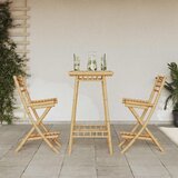 3-dijelni vanjski barski set, sklopivi bambus | shoptok.hr