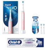 Oral-b iO3 Pink Električna četkica + Zamenski nastavci 2kom + Densify Deep Clean Pasta za zube cene
