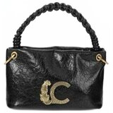 Lola Casademunt Torbe Small Shoulder Strap With Braided Handle Črna | Shoptok.si