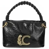 Torbe Small Shoulder Strap With Braided Handle Črna