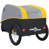  Teretna prikolica za bicikl crno-žuta 45 kg željezna | shoptok.hr