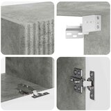  Komplet TV omaric 2 pcs Betonsko siva Konstruiran les, (5000132415) | Shoptok.si