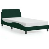  Okvir za krevet Dover tamnozeleni 100x200 cm baršunasti | Eponuda.ba