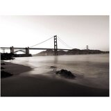  Tapeta - San Francisco: Golden Gate Bridge in black and white 350x270 | shoptok.hr