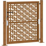 vidaXL Vrtna vrata 105x105 cm preperevanje jeklena križna oblika | Shoptok.si