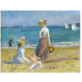 Fedkolor Reprodukcija slike Auguste Renoir - Figures on the Beach, 50 x 40 cm Cene