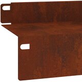  Ograda oko Travnjaka 30 pcs 100 x 10 x 8 cm Čelik Rđa | shoptok.hr