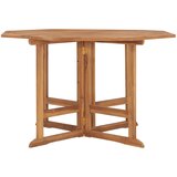 Maison Chic Zložljiva Vrtna miza - Vrtna jedilna miza 110x110x75 cm trdna tikovina, (21715458) Cene