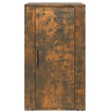  Komoda boja dimljenog hrasta 40 x 33 x 70 cm konstruirano drvo | shoptok.hr