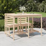 The Living Store Vrtna miza 159,5x82,5x110 cm trdna borovina - Vrtna Miza, (21460781) Cene