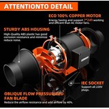 FANGOFAST nastavljiv kanalski ventilator 100 mm 360 m³/h | Shoptok.si