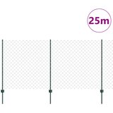  Ograda od lančanih veza s postom 25 x 1,2 m Zelena Mreža | shoptok.hr