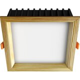  APLED-LED Ugradna SQUARE WOODLINE LED/12W/230V 3000K 17x17 cm masivna borovina | Eponuda.com