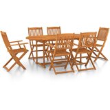  7-dijelni vrtni blagovaonski set 180x90x75 cm bagremovog drva | shoptok.hr
