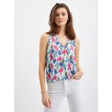 Orsay Pink and blue women's floral blouse | shoptok.hr