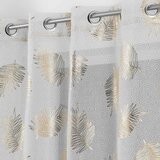 Douceur d intérieur Bež/u zlatnoj boji prozirna zavjesa 140x280 cm Sunny – | shoptok.hr