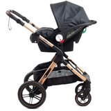 Bbo kolica za bebe 3u1 Dory Black, 0m+