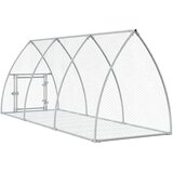  Kavez za zečeve srebrni 105 x 300 x 120 cm od pocinčanog čelika | Eponuda.com