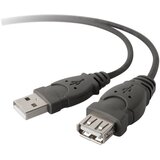 Belkin USB kabel USB 2.0 USB-A vtič\, USB-A vtičnica 3.00 m črna UL-certificirano F3U153BT3M, (20417017) Cene
