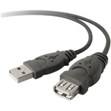 USB kabel USB 2.0 USB-A vtič\, USB-A vtičnica 3.00 m črna UL-certificirano F3U153BT3M, (20417017)