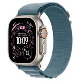 Apple Watch Ultra 3 Cellular 49mm Natural Titanium Case with Light Blue Alpine Loop - Large (mewp4pm/a) | ePonuda.com