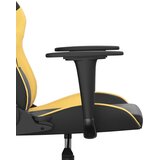  Igraća stolica crno-zlatna od umjetne kože | shoptok.hr
