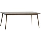 Unique Furniture Smeđi proširiv blagovaonski stol s pločom stola u dekoru hrasta 190x90 cm Barrali – | shoptok.hr