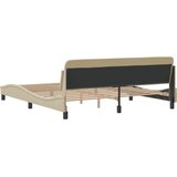  Okvir za krevet Dover krem 160x200 cm od tkanine | shoptok.hr