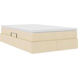  Krevet s madracem i skladištem Krema 120 x 200 cm Poliester | shoptok.hr