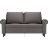 vidaXL Dvosed siva 120 cm umetno usnje, (21002190) | Shoptok.si