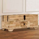 vidaXL Klubska mizica iz trdnega mangovega lesa 80x40x35 cm | Shoptok.si