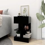 Noćni ormarići 2 kom crni 40 x 35 x 65 cm | shoptok.hr
