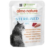  Ekonomično pakiranje Almo Nature HFC Sterilised 24 x 50 g - Piletina s tunom | shoptok.hr